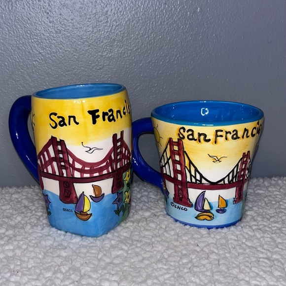 Accessories - 💙SAN FRANCISCO HAND PAINTED MUGS💙
